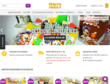 Tablet Screenshot of losdesayunosdelaabuela.com